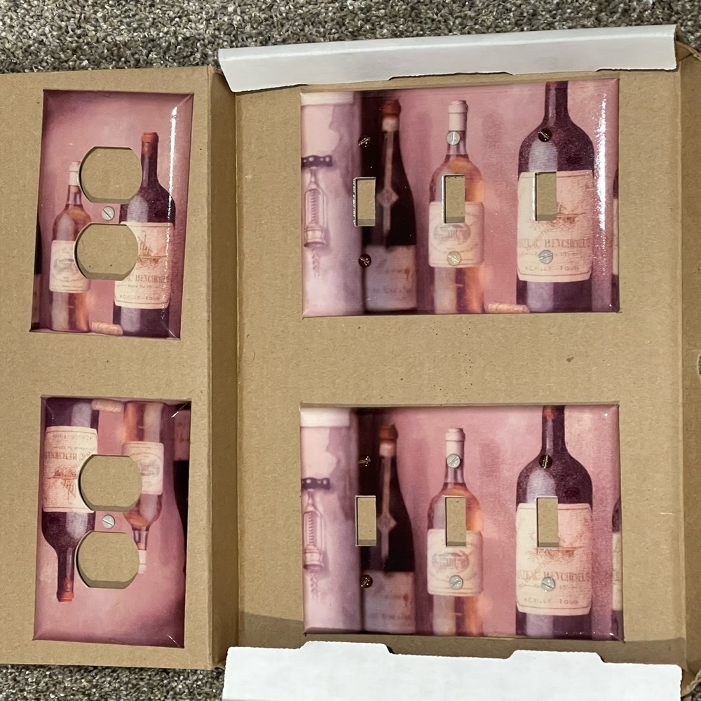 Wine Bottle Light Switch and Outlet Covers